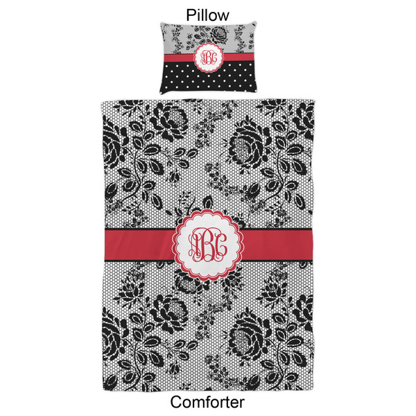 Black Lace Comforter Set - Twin XL - Approval