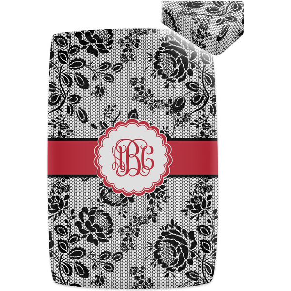 Black Lace Crib Fitted Sheet - Apvl