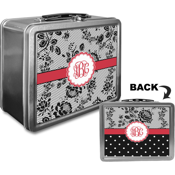 Black Lace Custom Lunch Box / Tin Approval