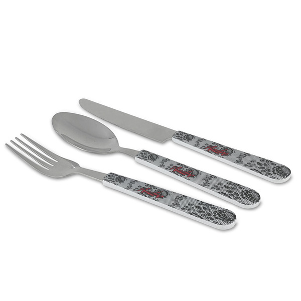 Black Lace Cutlery Set - MAIN