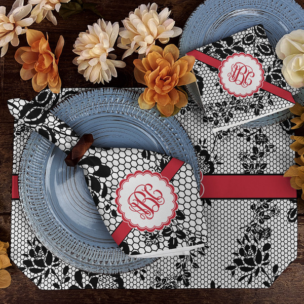 Black Lace Dining Set