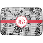 Black Lace Dish Drying Mat w/ Monogram