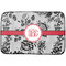 Black Lace Dish Drying Mat w/ Monogram