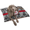 Black Lace Dog Bed - Large w/ Monogram