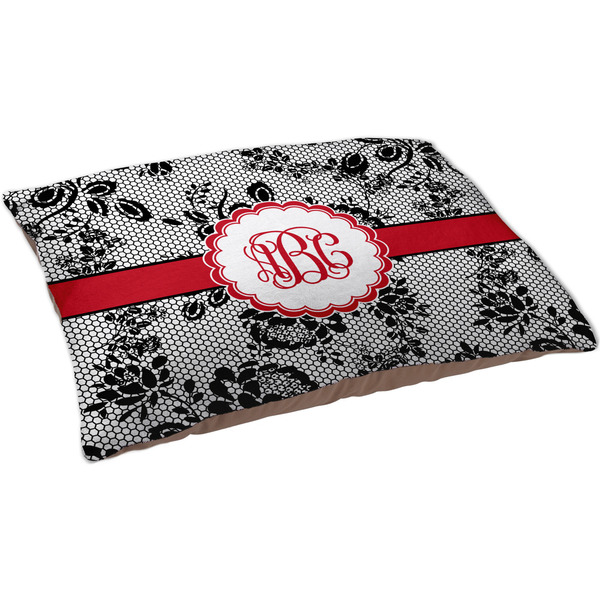 Black Lace Dog Bed - Large