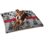 Black Lace Dog Bed - Small w/ Monogram
