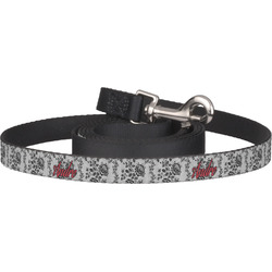 Black Lace Dog Leash (Personalized)