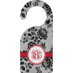 Black Lace Door Hanger (Personalized)