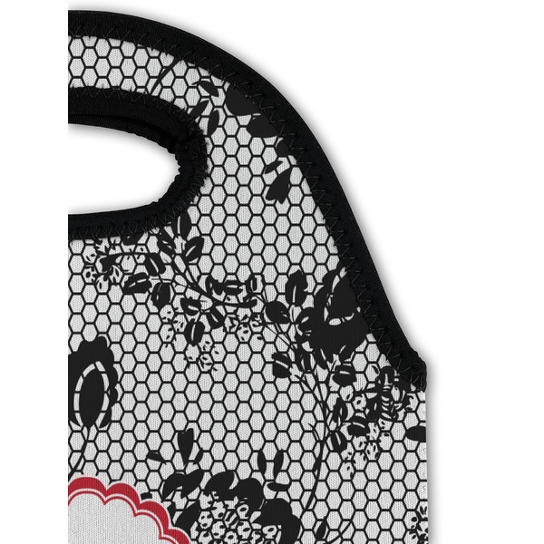 Black Lace Double Wine Tote - Detail 1 (new)