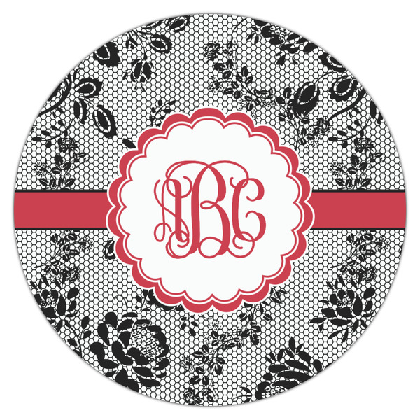 Black Lace Drink Topper - Large - Single
