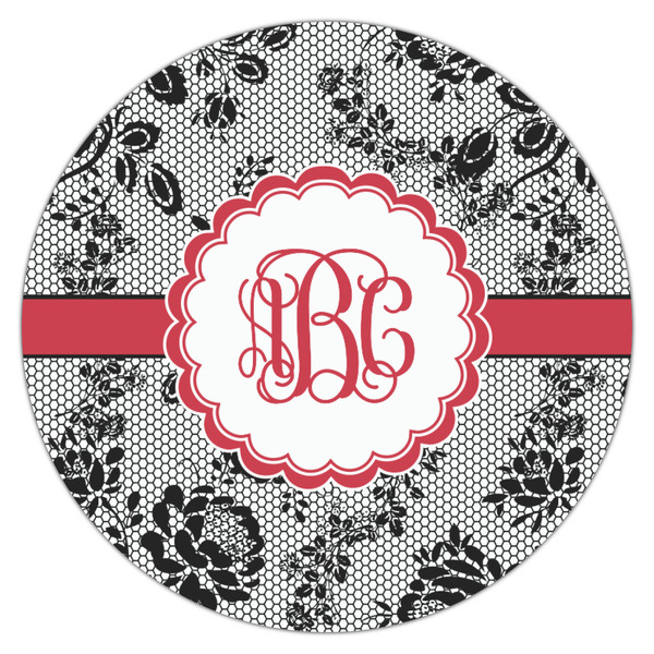 Black Lace Drink Topper - Medium - Single