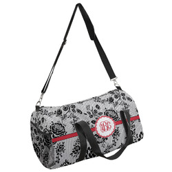 Black Lace Duffel Bag (Personalized)