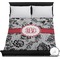 Black Lace Duvet Cover - Full / Queen (Personalized)