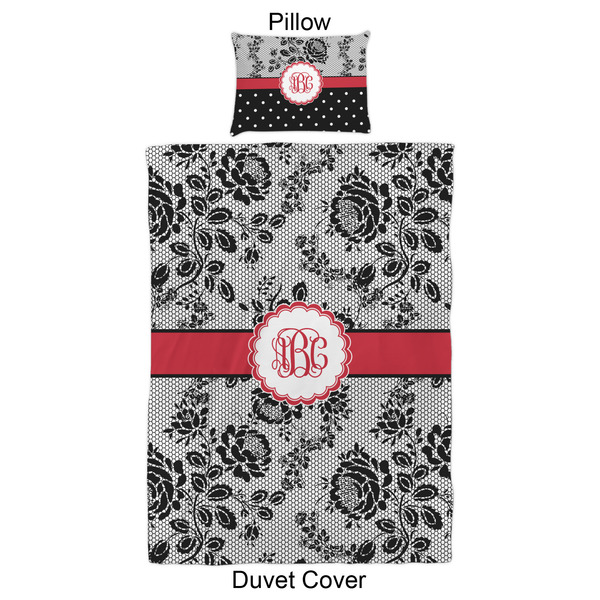 Black Lace Duvet Cover Set - Twin XL - Approval