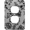 Black Lace Electric Outlet Plate