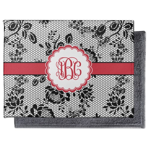 Black Lace Electronic Screen Wipe - Flat