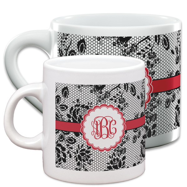Black Lace Espresso Mugs - Main Parent