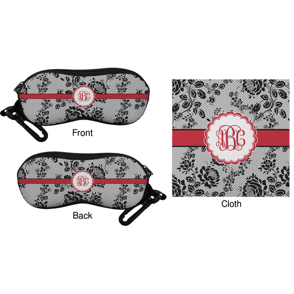 Black Lace Eyeglass Case & Cloth (Approval)