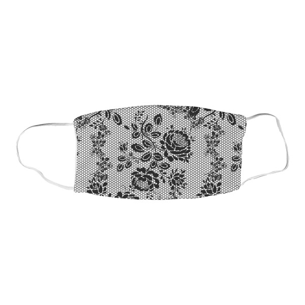 Black Lace Fabric Face Mask