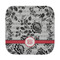 Black Lace Face Cloth-Rounded Corners