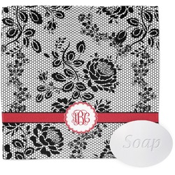 Black Lace Washcloth (Personalized)