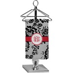 Black Lace Finger Tip Towel - Full Print (Personalized)