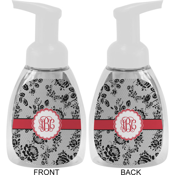 Black Lace Foam Soap Bottle Approval - White