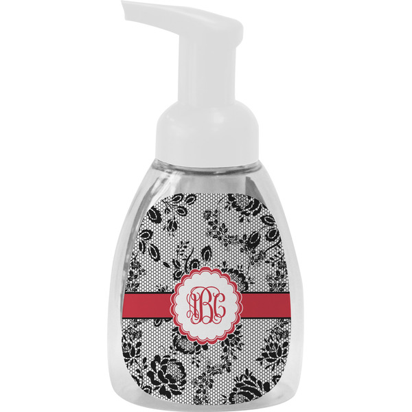 Custom Black Lace Foam Soap Bottle (Personalized)