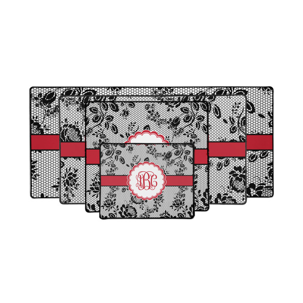 Black Lace Gaming Mats - PARENT/MAIN