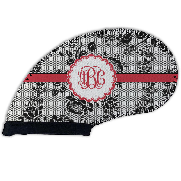 Black Lace Golf Club Covers - FRONT