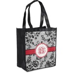 Black Lace Grocery Bag (Personalized)