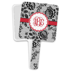Black Lace Hand Mirror (Personalized)