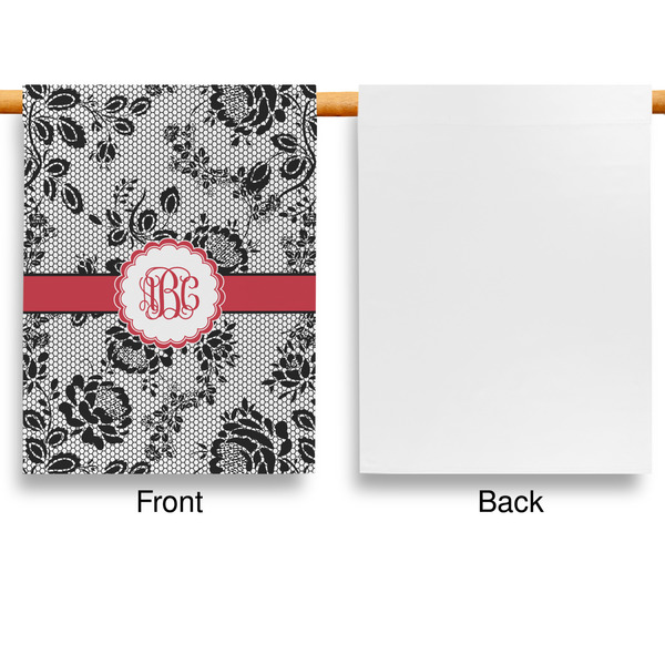 Black Lace House Flags - Single Sided - APPROVAL