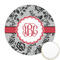 Black Lace Printed Cookie Topper - 2.5" (Personalized)