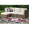 Black Lace Outdoor Mat & Cushions