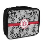 Black Lace Insulated Lunch Bag (Personalized)