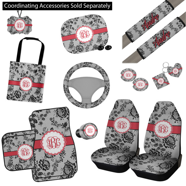 Black Lace Interior Car Accessories