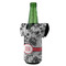 Black Lace Jersey Bottle Cooler - ANGLE (on bottle)