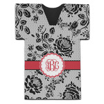 Black Lace Jersey Bottle Cooler (Personalized)