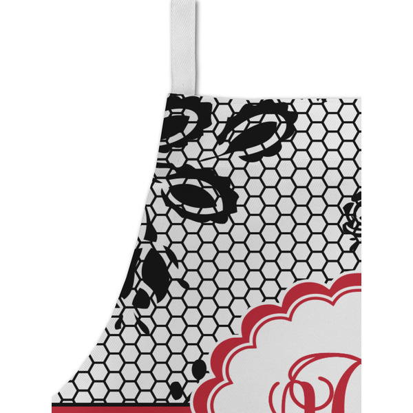 Black Lace Kid's Aprons - Detail