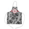 Black Lace Kid's Apron w/ Monogram