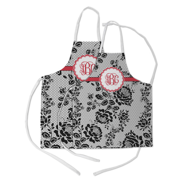 Black Lace Kid's Aprons - Parent - Main