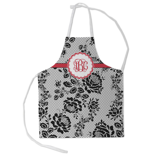 Custom Black Lace Kid's Apron - Small (Personalized)