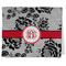 Black Lace Kitchen Towel - Poly Cotton w/ Monograms