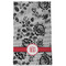 Black Lace Kitchen Towel - Poly Cotton - Full Front