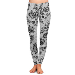 Black Lace Ladies Leggings