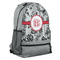 Black Lace Large Backpack - Gray - Angled View