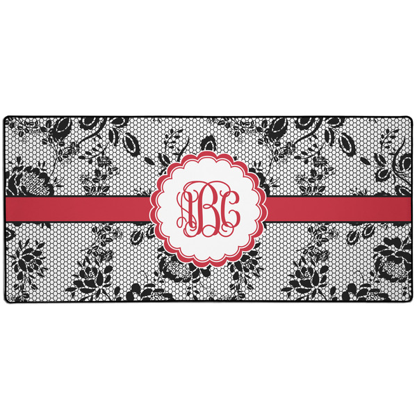 Black Lace Large Gaming Mats - APPROVAL