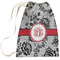 Black Lace Laundry Bag - Large (Personalized)