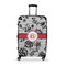 Black Lace Suitcase - 28" Large - Checked w/ Monogram